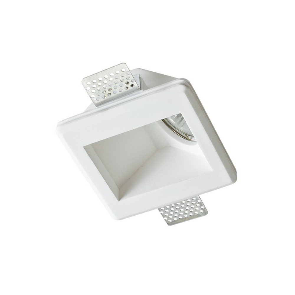 SQUARE WALL WASHER GYPSUM TRIMLESS SPOT LUMINAIRE ODEN GU10