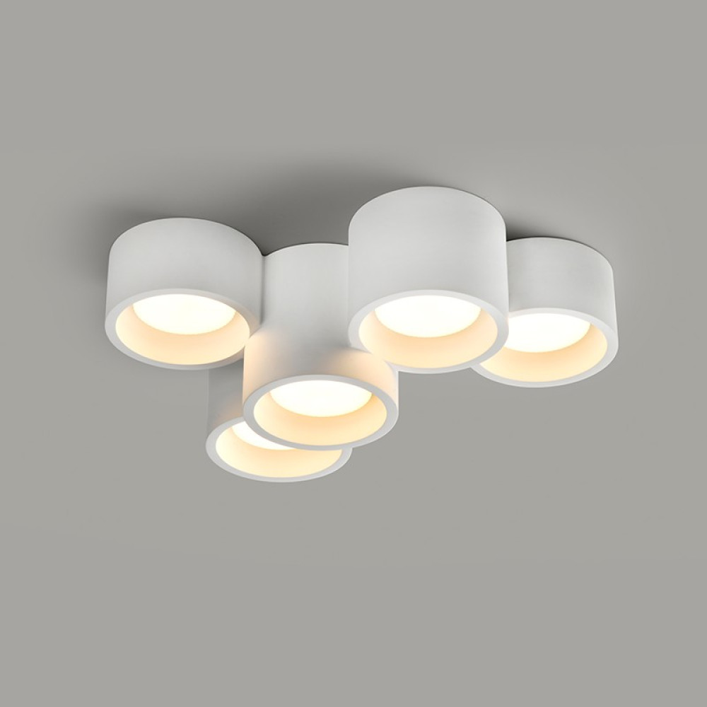 ΓΥΨΙΝΟ 5 ΣΤΡΟΓΓΥΛA Φ/Σ ΟΡΟΦΗΣ ΦΥΣΙΚΟ 370*240*150 GENI 5*GX53