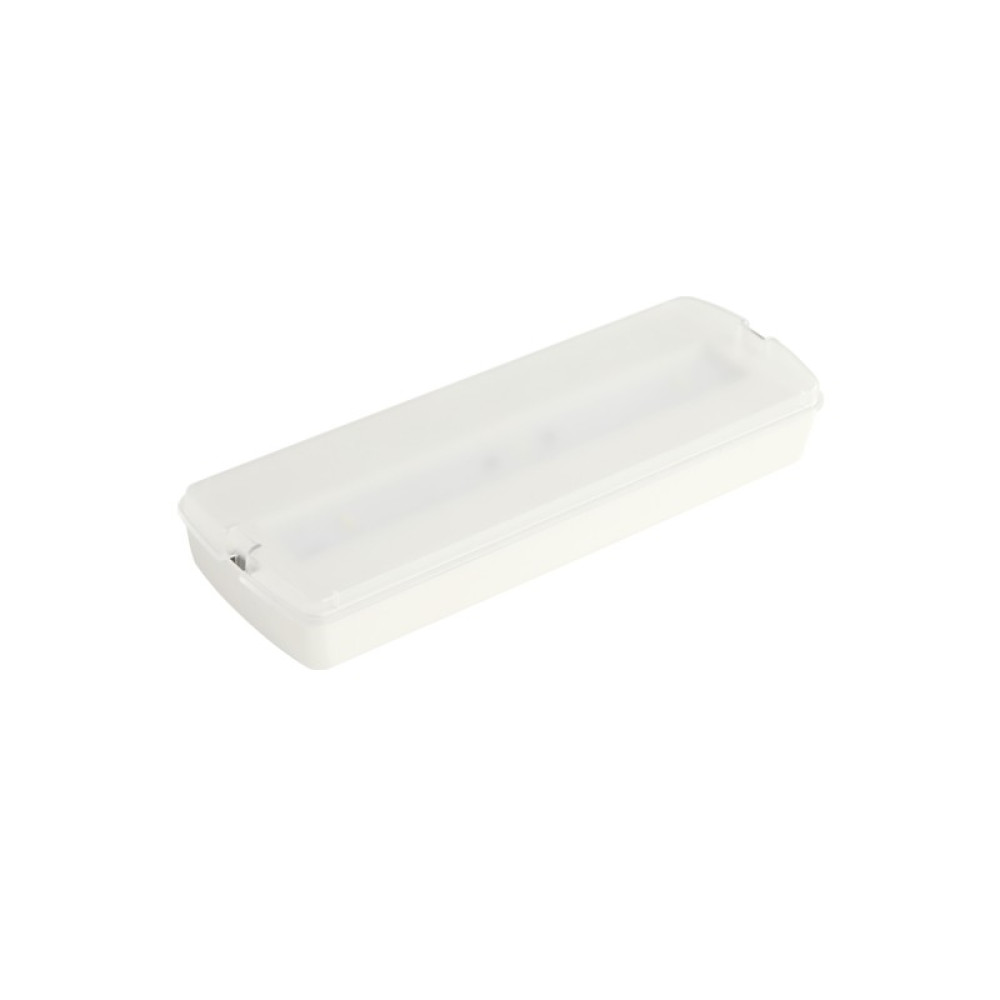 ΦΩΤΙΣΤΙΚΟ ΑΣΦΑΛΕΙΑΣ LED ΕΠΙΤΟΙΧΟ 230V AC2W 6000K 100LM 1,5HRS