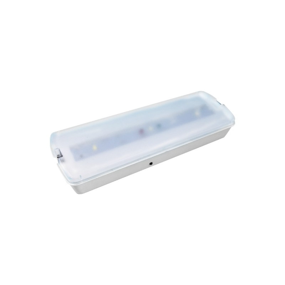 ΦΩΤΙΣΤΙΚΟ ΑΣΦΑΛΕΙΑΣ LED ΕΠΙΤΟΙΧΟ 230V AC2W 6000K 100LM 3HRS TEST BUTTON