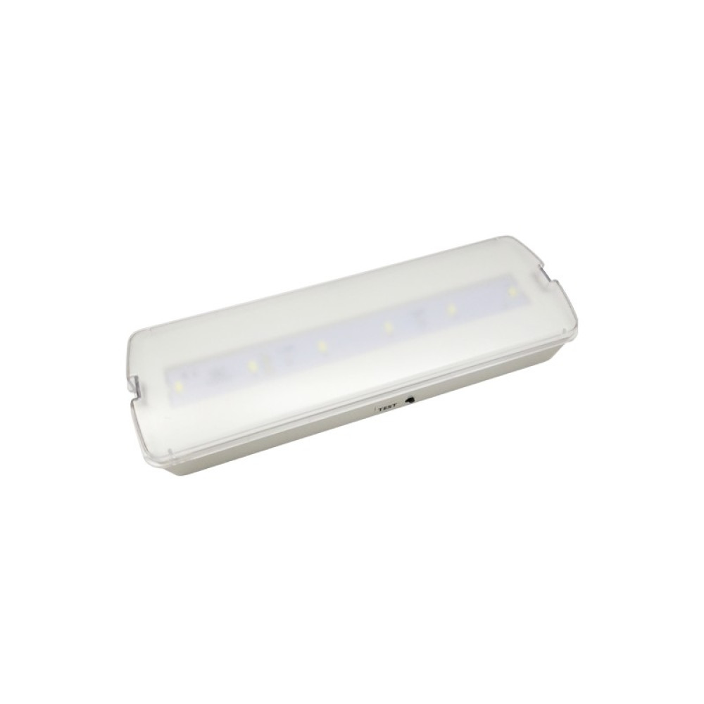 MAINTAINED/NON MAINTAINED EMERGENCY LED 4W 3HRS 200LM 6000K230V AC&amp;TESTBUTTON