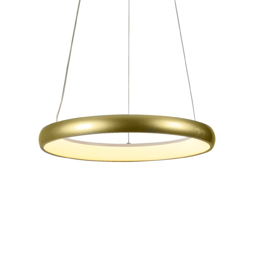 HARMONY-ΦΩΤΙΣΤΙΚΟ ΚΡΕΜΑΣΤΟ ΧΡΥΣΟ ΑΛΟΥΜΙΝΙΟΥ LED SMD 24W CCT 1900LM IP20 Φ400X1000MM