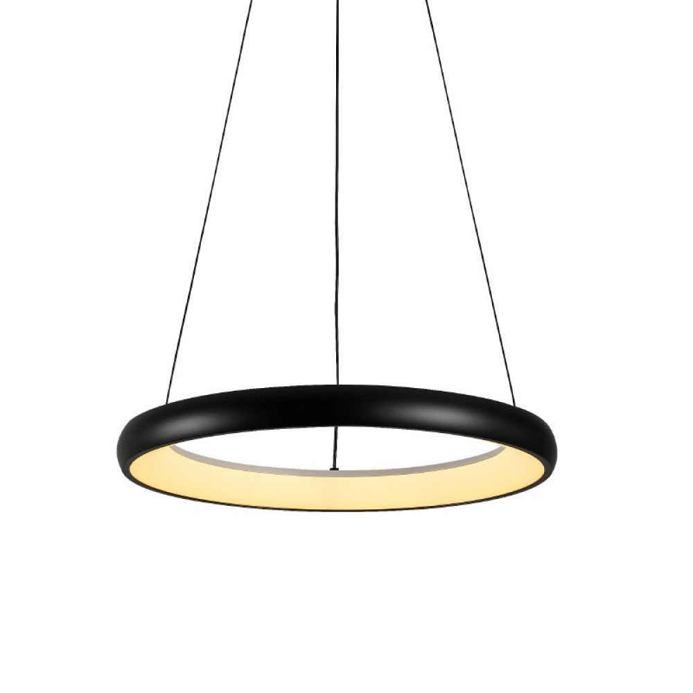 HARMONY-ΦΩΤΙΣΤΙΚΟ ΚΡΕΜΑΣΤΟ ΜΑΥΡΟ ΑΛΟΥΜΙΝΙΟΥ LED SMD 48W CCT 3800LM IP20 Φ800Χ1000ΜΜ