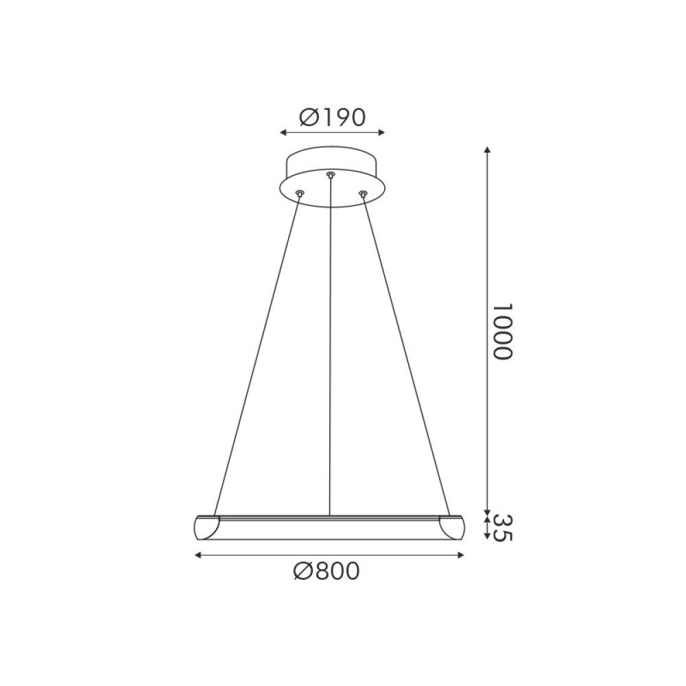 HARMONY-ΦΩΤΙΣΤΙΚΟ ΚΡΕΜΑΣΤΟ ΧΡΥΣΟ ΑΛΟΥΜΙΝΙΟΥ LED SMD 48W CCT 3800LM IP20 Φ800X1000ΜΜ