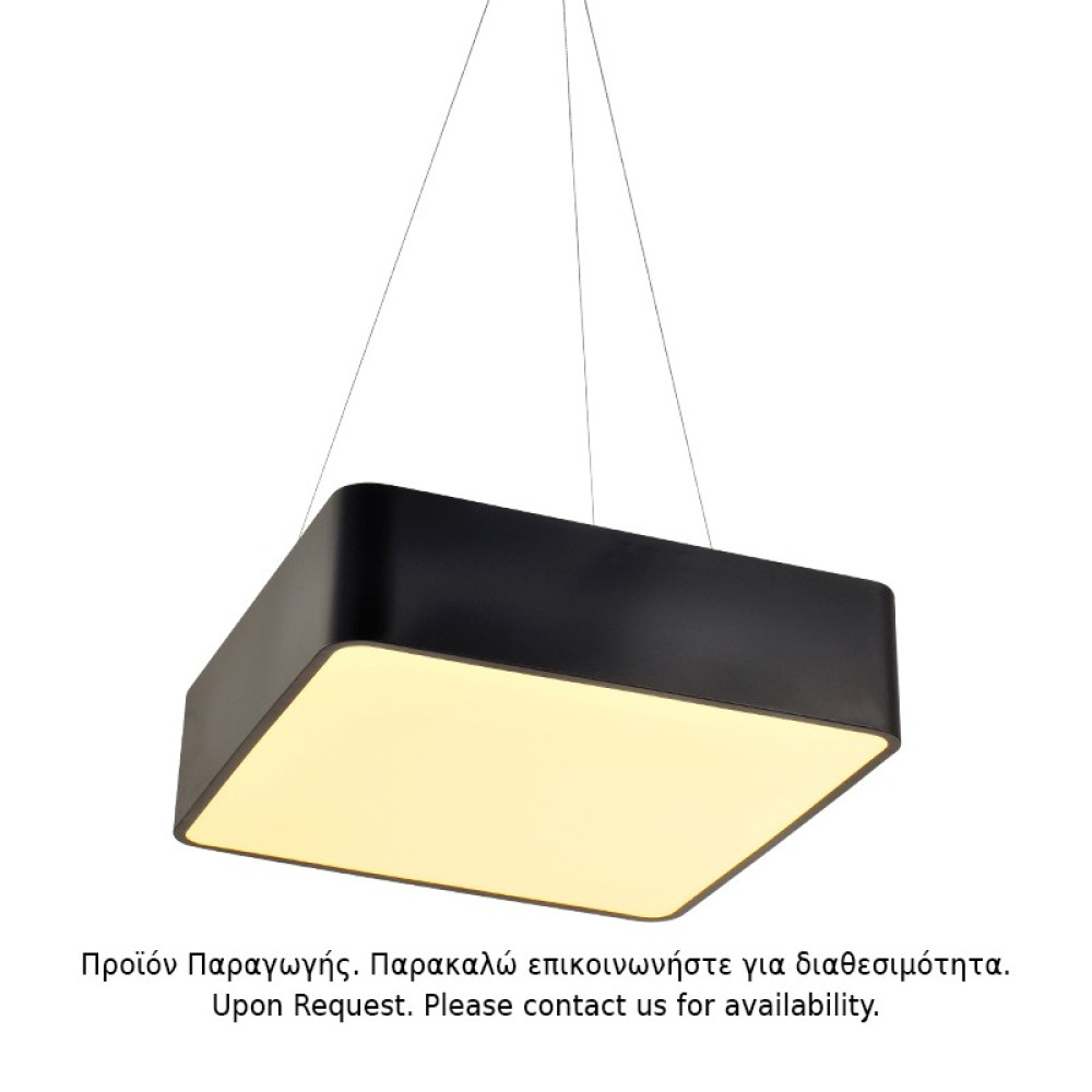 ΚΡΕΜΑΣΤΟ Φ/Σ LED 40W 4000LM CCT ΜΑΥΡΟ ΜΕΤ/ΚΟ 48X48XH140CM EMERY