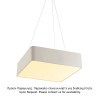 ΚΡΕΜΑΣΤΟ Φ/Σ LED 40W 4000LM CCT ΛΕΥΚΟ ΜΕΤ/ΚΟ 48X48XH140CM EMERY
