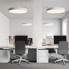 ΚΡΕΜΑΣΤΟ Φ/Σ LED 100W 9500LM CCT ΛΕΥΚΟ ΜΕΤ/ΚΟ D100XH120CM OPTIMUS