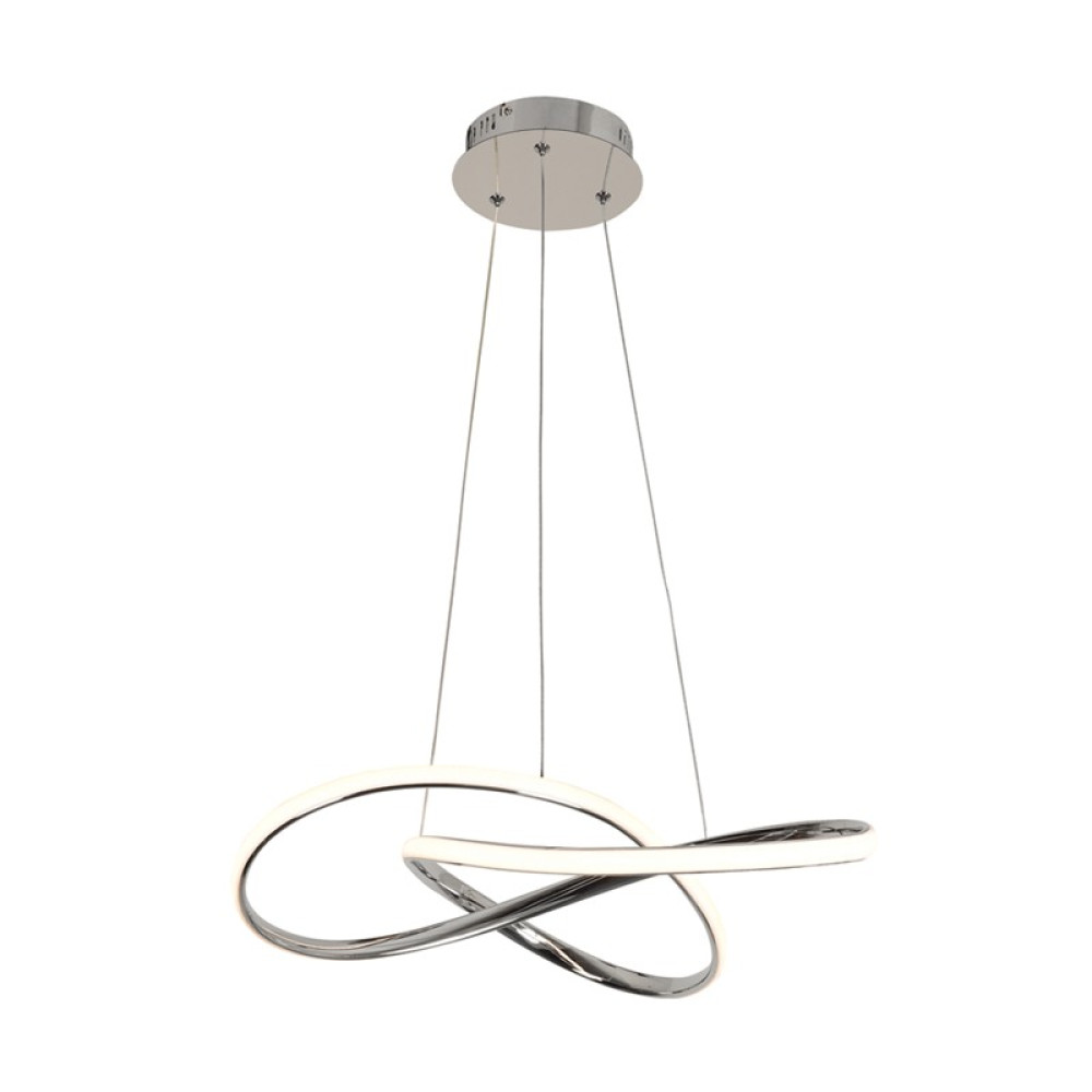 GORDIUS-ΦΩΤΙΣΤΙΚΟ ΚΡΕΜΑΣΤΟ ΧΡΩΜΙΟ ΑΛΟΥΜΙΝΙΟΥ LED SMD 48W 3000Κ 2880LM IP20 480Χ440Χ1200ΜΜ