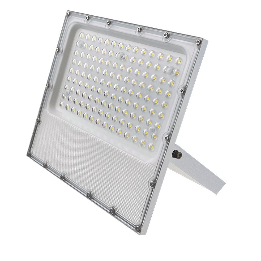 LED SMD ΠΡΟΒΟΛΕΑΣ ΛΕΥΚΟΣ 100-277V AC 100W 6000K 12000LM IP65 Ra80 5YRS IK08 ΒΑΛΒΙΔΑ ΕΚΤΟΝΩΣΗΣ
