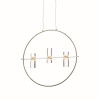 NETTO ΦΩΤΙΣΤΙΚΟ ΚΡΕΜΑΣΤΟ ΧΡΩΜΙΟ ΑΛΟΥΜΙΝΙΟ LED 12W 3000K 1080Lm IP20 530Χ1730mm