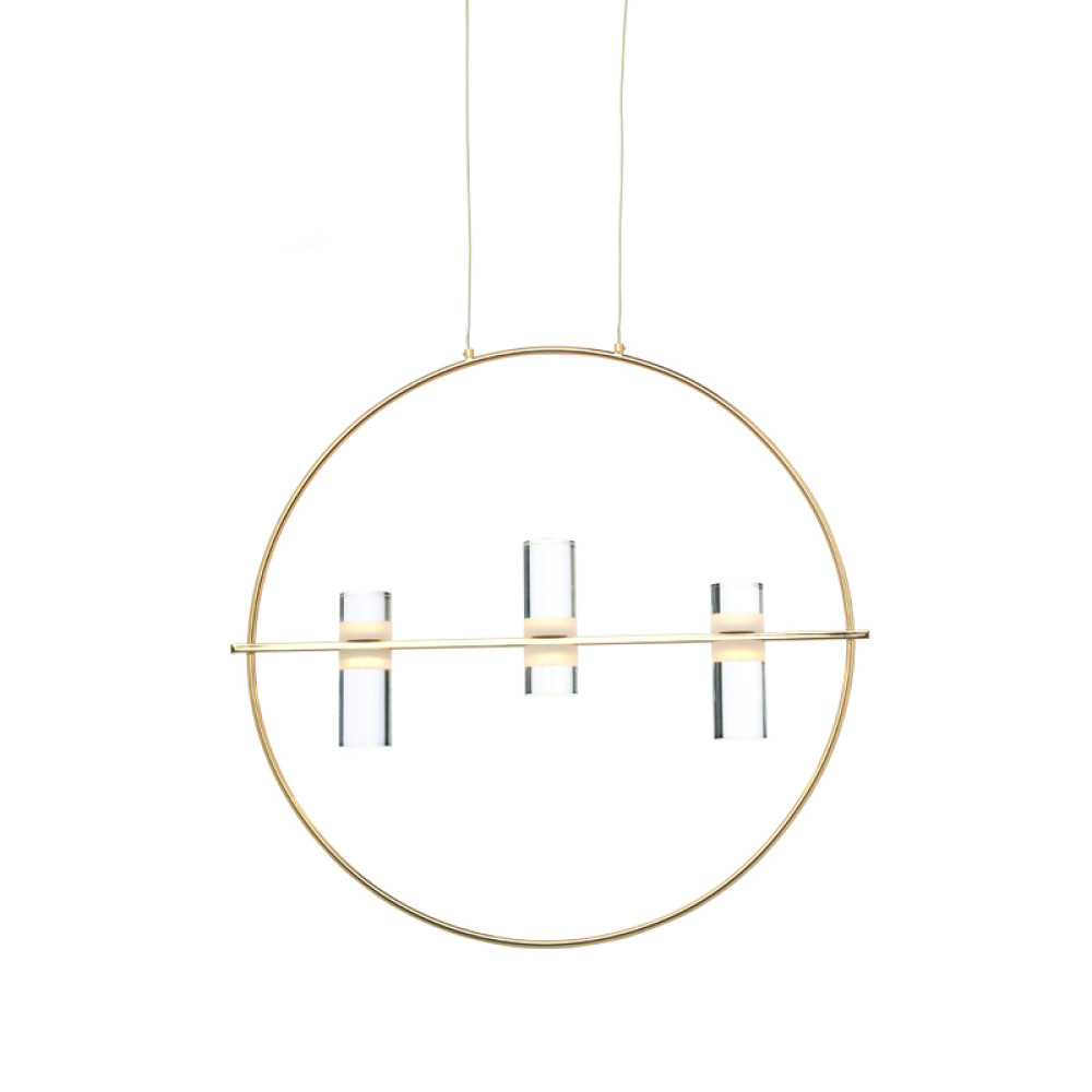 NETTO ΦΩΤΙΣΤΙΚΟ ΚΡΕΜΑΣΤΟ ΧΡΥΣΟ ΑΛΟΥΜΙΝΙΟ LED 12W 3000K 1080Lm IP20 530Χ1730mm