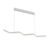 ΚΡΕΜΑΣΤΟ ΦΩΤΙΣΤΙΚΟ LED ACA KY011AD25WH ZIGZAG ΑΜΜΩΔΕΣ ΛΕΥΚΟ ΑΛΟΥΜΙΝΙΟ + ΣΙΛΙΚΟΝΗ 30W 2800K-3200K-4000K 1200LM IP20 1200MM