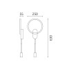 ΕΠΙΤΟΙΧΙΟ ΦΩΤΙΣΤΙΚΟ LED ACA KY011BFWH LOOP ΑΜΜΩΔΕΣ ΛΕΥΚΟ ΑΛΟΥΜΙΝΙΟ + ΣΙΛΙΚΟΝΗ 15W 2800K-3200K-4000K 480 LM IP20 250MM
