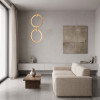 ΚΡΕΜΑΣΤΟ ΦΩΤΙΣΤΙΚΟ LED ACA KY011EC29QGD LILO ΜΑΤ ΧΡΥΣΟ ΑΛΟΥΜΙΝΙΟ + ΣΙΛΙΚΟΝΗ 26W 2800K-3200K-4000K 1050LM IP20 250MMX2