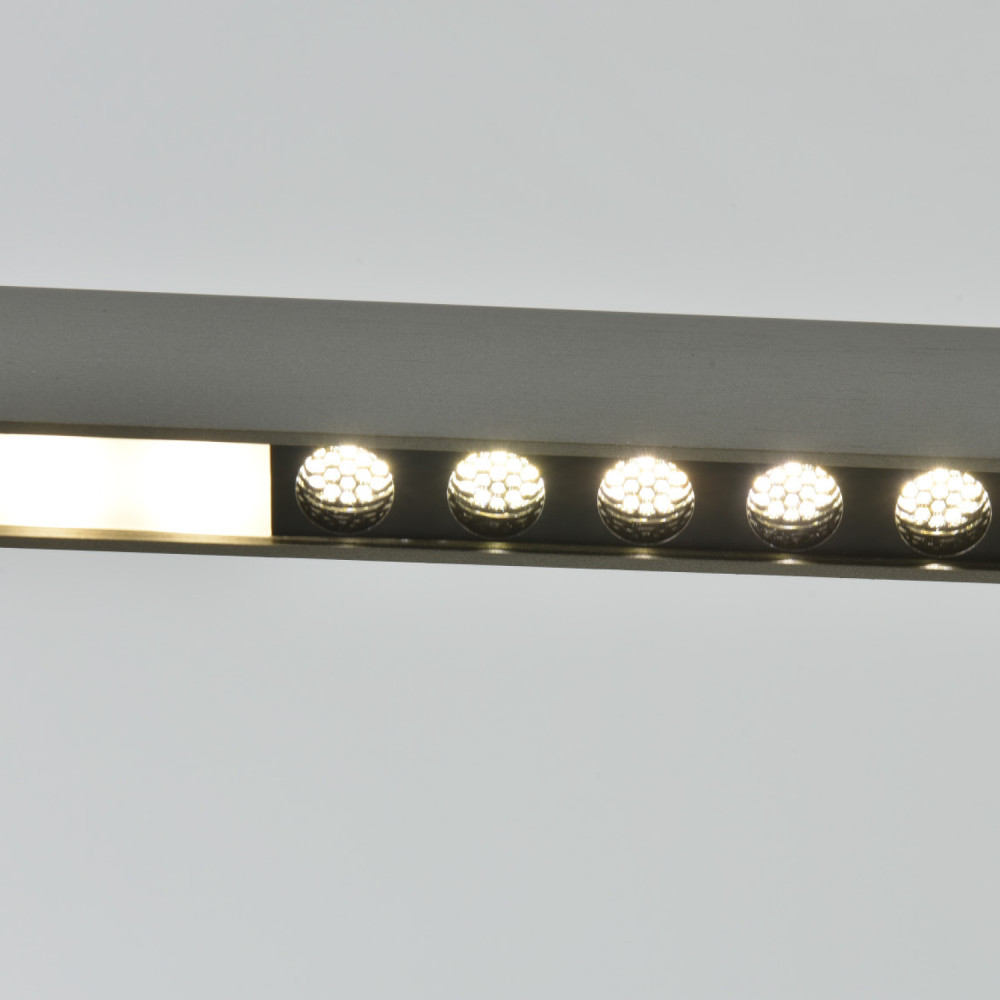 ΚΡΕΜΑΣΤΟ ΦΩΤΙΣΤΙΚΟ LED ACA KY011ECS IONIS ΜΑΤ ΑΣΗΜΙ ΑΛΟΥΜΙΝΙΟ + ΣΙΛΙΚΟΝΗ 30W 2800K-3200K-4000K 900LM IP20 L1170XW45MM