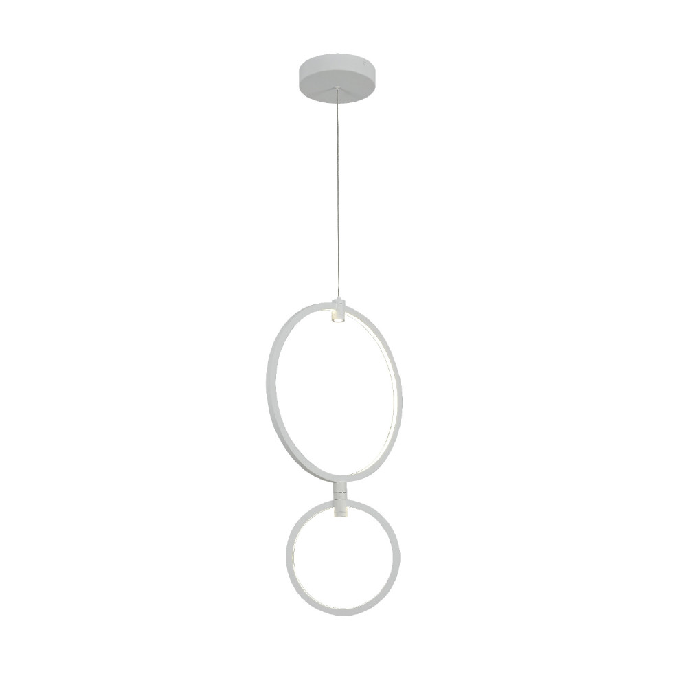 ΚΡΕΜΑΣΤΟ ΦΩΤΙΣΤΙΚΟ LED ACA KY011ECWH TWIN ΑΜΜΩΔΕΣ ΛΕΥΚΟ ΑΛΟΥΜΙΝΙΟ + ΣΙΛΙΚΟΝΗ 30W 2800K-3200K-4000K 1200LM IP20 250+400MM