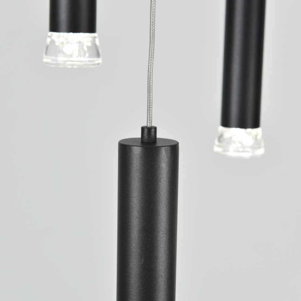 ΚΡΕΜΑΣΤΟ ΦΩΤΙΣΤΙΚΟ LED ACA KY011NC255BK RAPENZO ΑΜΜΩΔΕΣ ΜΑΥΡΟ ΑΛΟΥΜΙΝΙΟ 30W 2800K-3200K-4000K 1200LM IP20 Φ30ΜΜXH 300ΜΜX5PCS