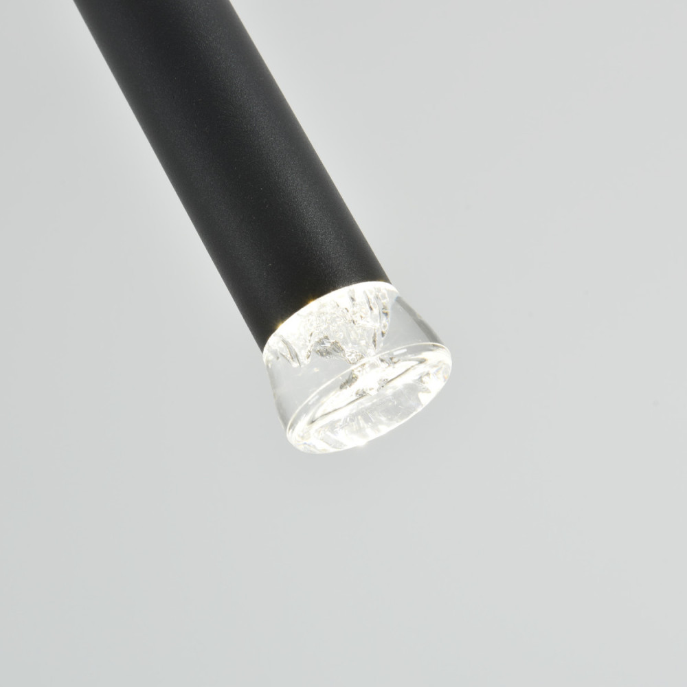 ΚΡΕΜΑΣΤΟ ΦΩΤΙΣΤΙΚΟ LED ACA KY011NC25BK RAPENZO ΑΜΜΩΔΕΣ ΜΑΥΡΟ ΑΛΟΥΜΙΝΙΟ 6W 2800K-3200K-4000K 240LM IP20 Φ30MMXH300MM