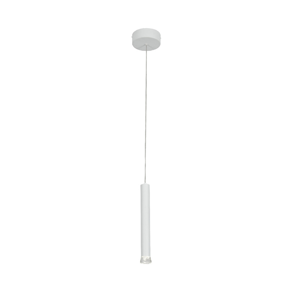 ΚΡΕΜΑΣΤΟ ΦΩΤΙΣΤΙΚΟ LED ACA KY011NC25WH RAPENZO ΑΜΜΩΔΕΣ ΛΕΥΚΟ ΑΛΟΥΜΙΝΙΟ 6W 2800K-3200K-4000K 240LM IP20 Φ30MMXH300MM