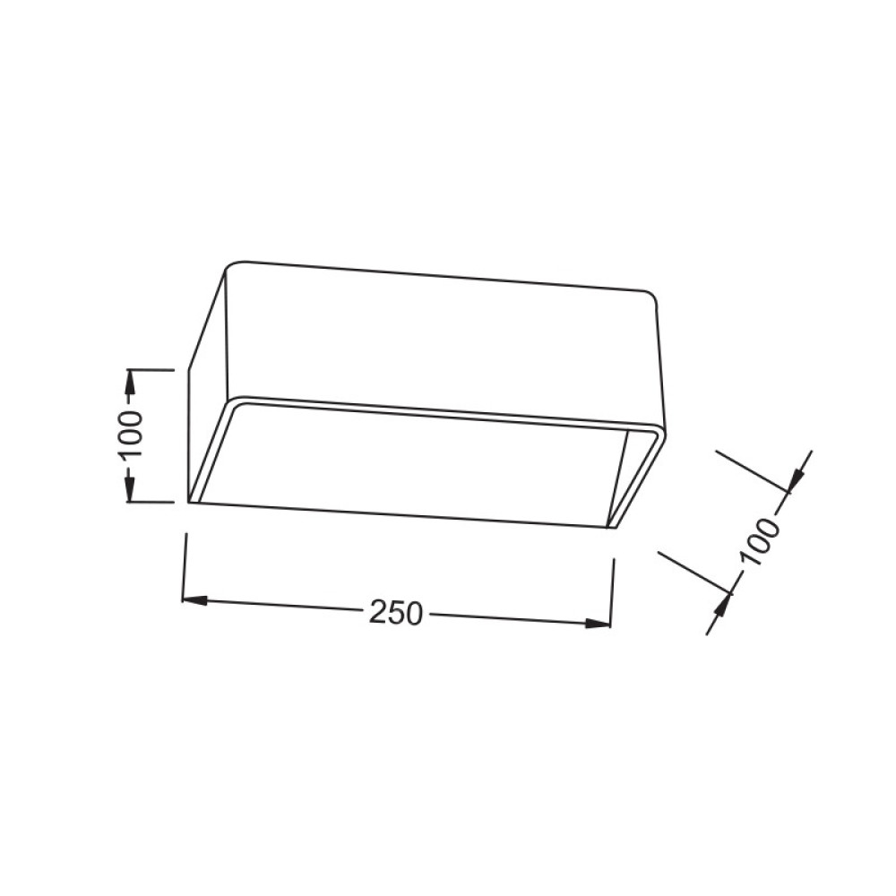 NEPHELE-ΦΩΤΙΣΤΙΚΟ ΕΠΙΤΟΙΧΟ ΛΕΥΚΟ ΜΕΤΑΛΛΙΚΟ LED COB 2X3W 4000K 590LM IP20 25X10X10CM