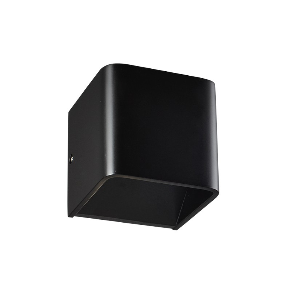 NEPHELE-ΦΩΤΙΣΤΙΚΟ ΕΠΙΤΟΙΧΟ ΜΑΥΡΟ ΜΑΤ ΜΕΤΑΛΛΙΚΟ LED COB 1X3W 3000K 280LM IP20 10X10X10CM