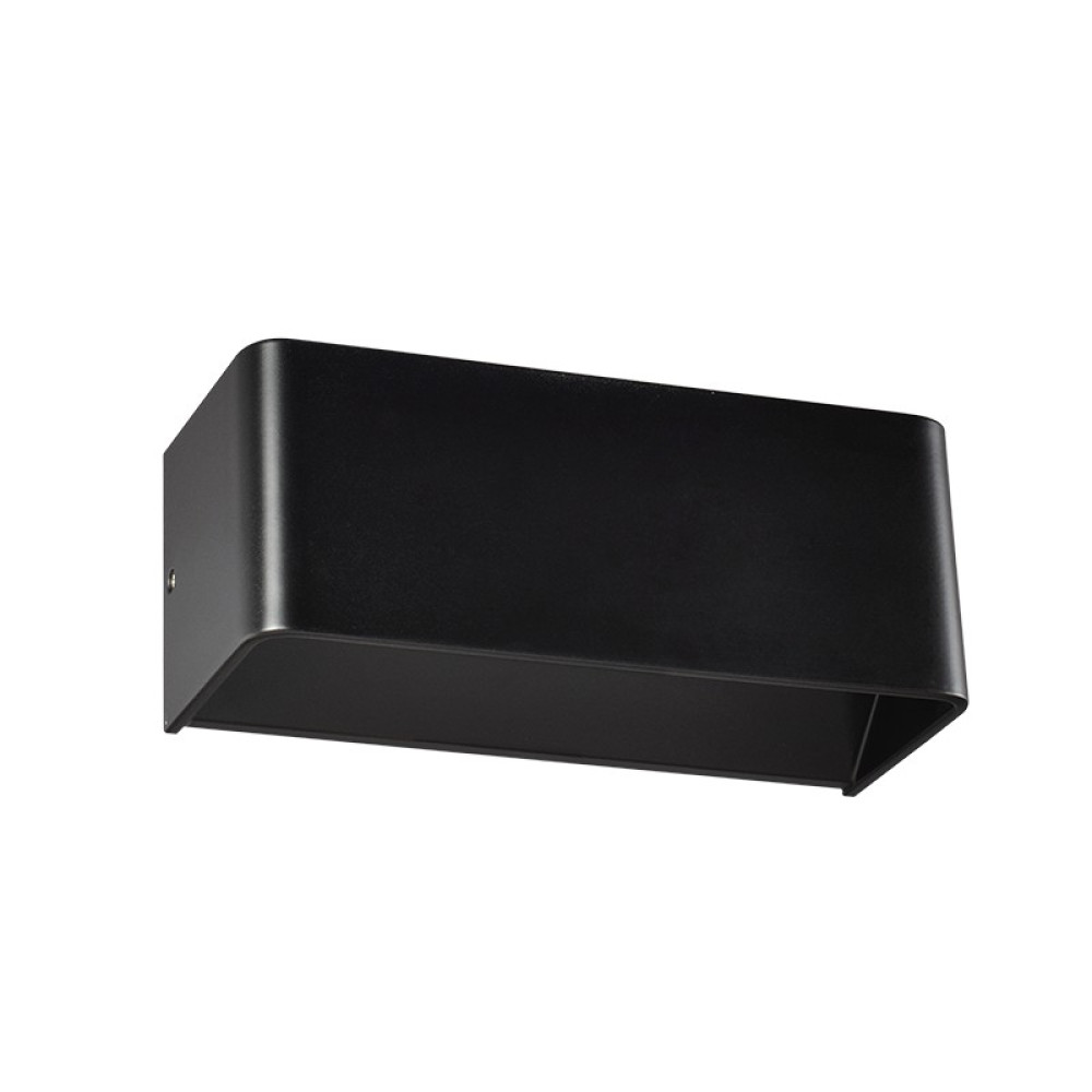 NEPHELE-ΦΩΤΙΣΤΙΚΟ ΕΠΙΤΟΙΧΟ ΜΑΥΡΟ ΜΑΤ ΜΕΤΑΛΛΙΚΟ LED COB 2X3W 3000K 560LM IP20 25X10X10CM