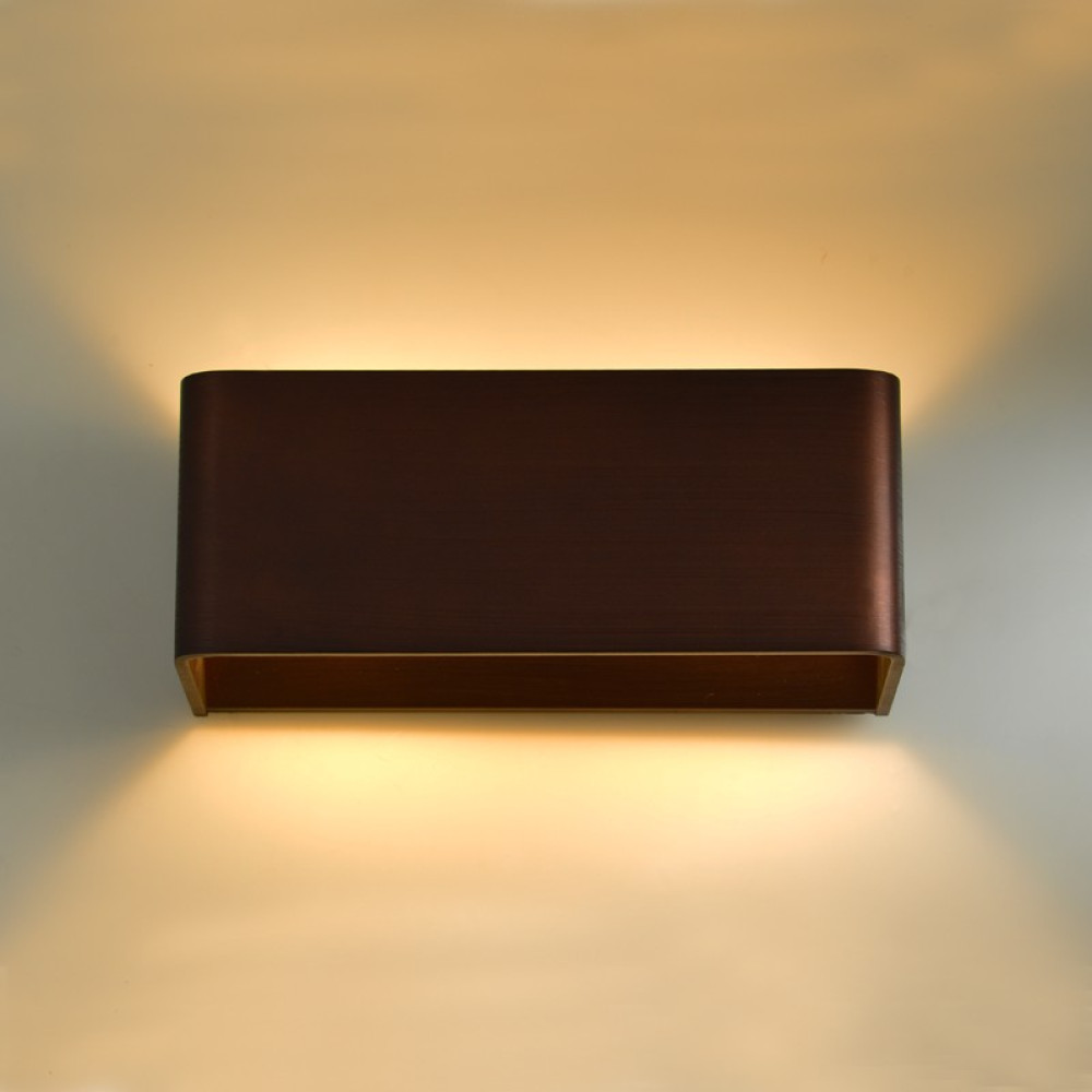 NEPHELE-ΦΩΤΙΣΤΙΚΟ ΕΠΙΤΟΙΧΟ ΚΑΦΕ ΜΕΤΑΛΛΙΚΟ LED COB 2X3W 3000K 560LM IP20 25X10X10CM
