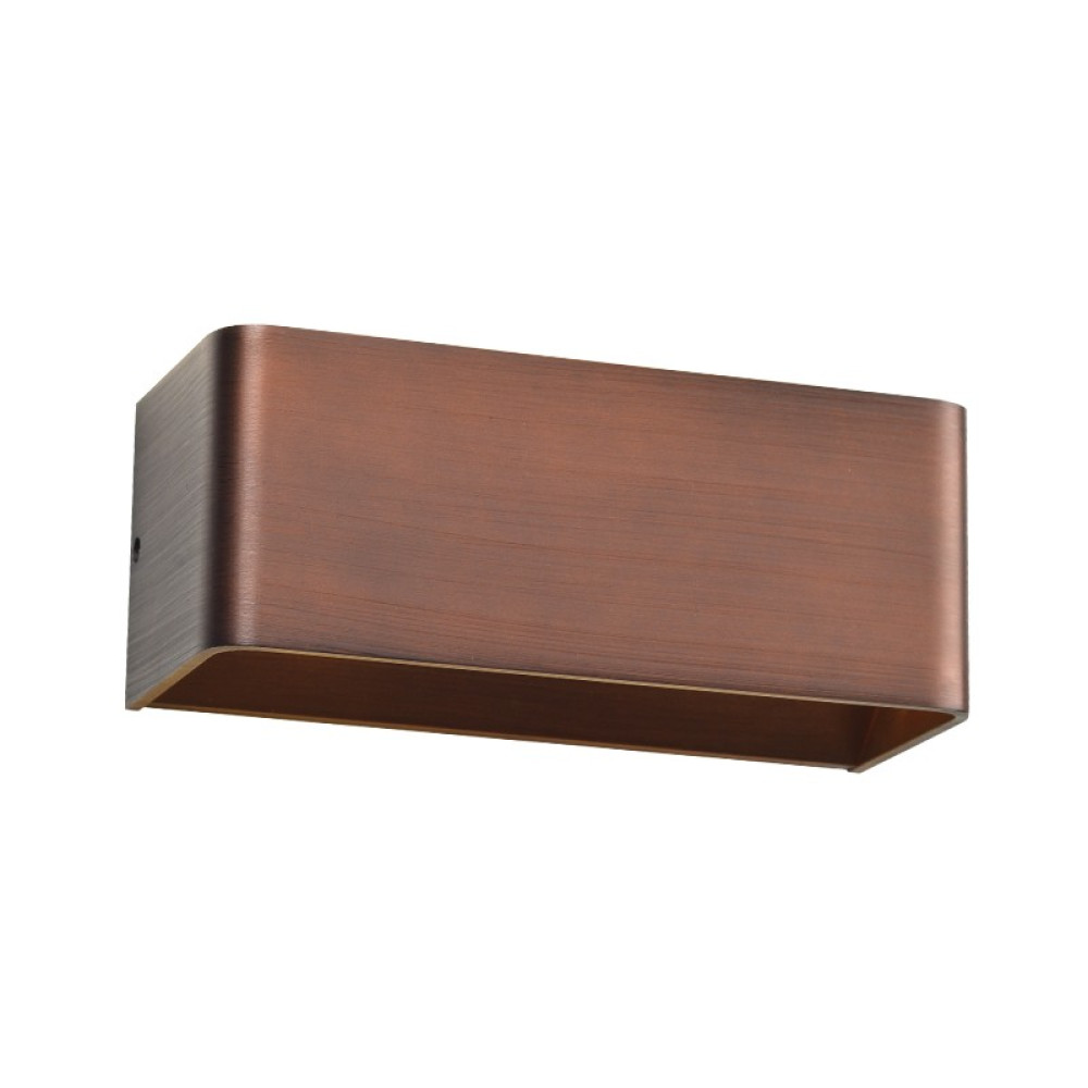 NEPHELE-ΦΩΤΙΣΤΙΚΟ ΕΠΙΤΟΙΧΟ ΚΑΦΕ ΜΕΤΑΛΛΙΚΟ LED COB 2X3W 3000K 560LM IP20 25X10X10CM
