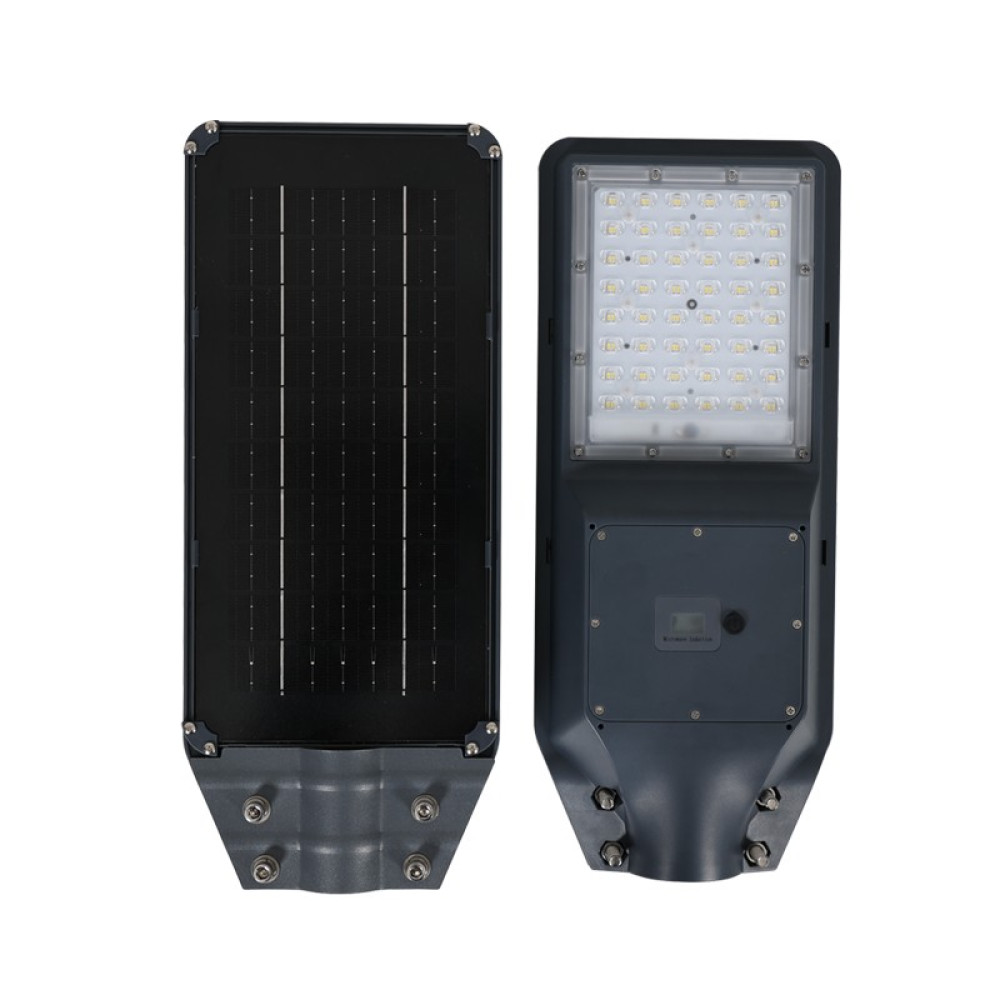 LED ΦΩΤΙΣΤΙΚΟ ΟΔΙΚΟΥ ΜΕ ΦΩΤΟΒΟΛΤΑΙΚΑ ΠΑΝΕΛ &amp; ΑΙΣΘΗΤΗΡΑ ΚΙΝΗΣΗΣ 100W 4.000K IP65 Ra80 85°X160°