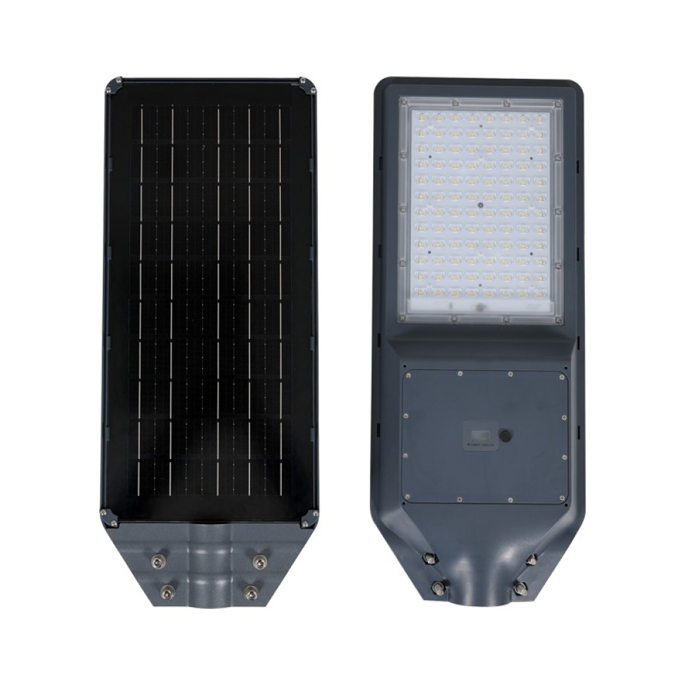 LED ΦΩΤΙΣΤΙΚΟ ΟΔΙΚΟΥ ΜΕ ΦΩΤΟΒΟΛΤΑΙΚΑ ΠΑΝΕΛ &amp; ΑΙΣΘΗΤΗΡΑ ΚΙΝΗΣΗΣ 200W 4.000K IP65 Ra80 85°X160°