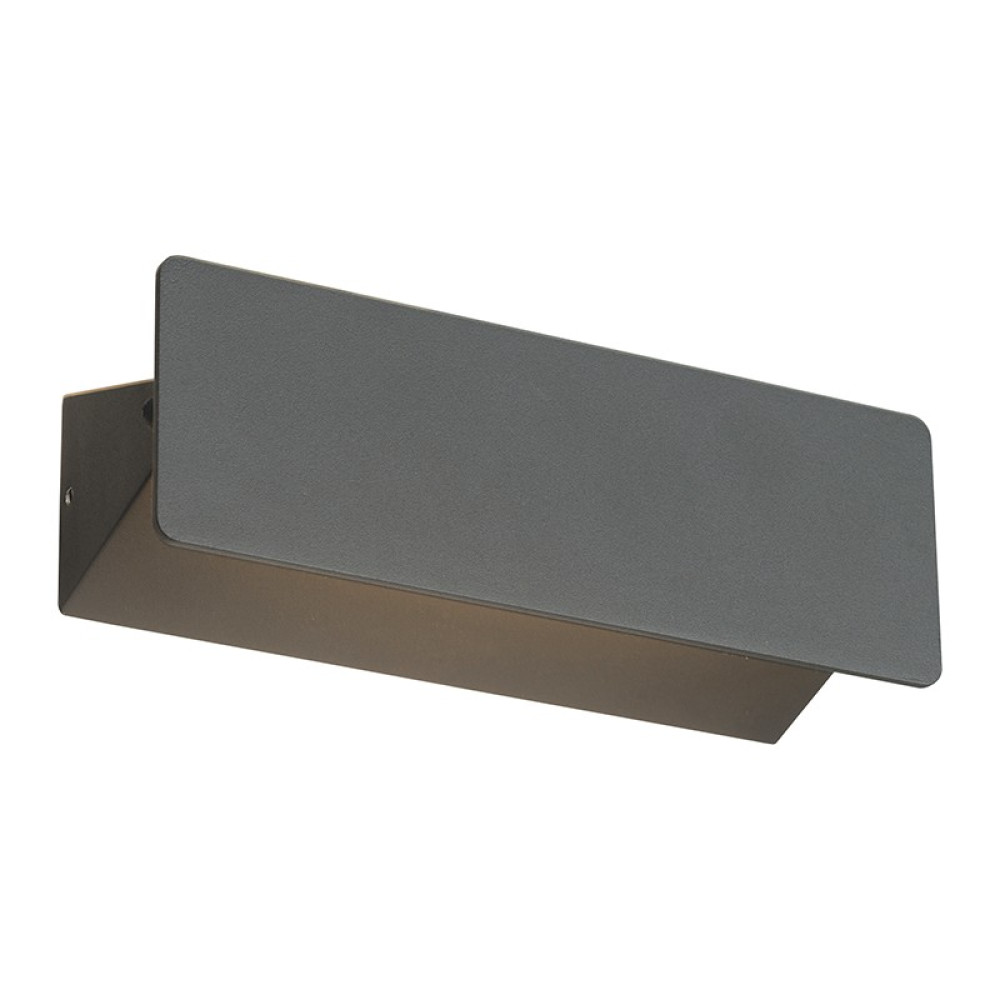 LED SMD WALL LUMINAIRE 7W 265LM 190° 230V AC 3.000K DARK GREY CRI80 IP54 30.000HRS