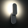 LED SMD WALL LUMINAIRE 10W 660LM 97° 230V AC 3.000K DARK GREY CRI80 IP65 30.000HRS