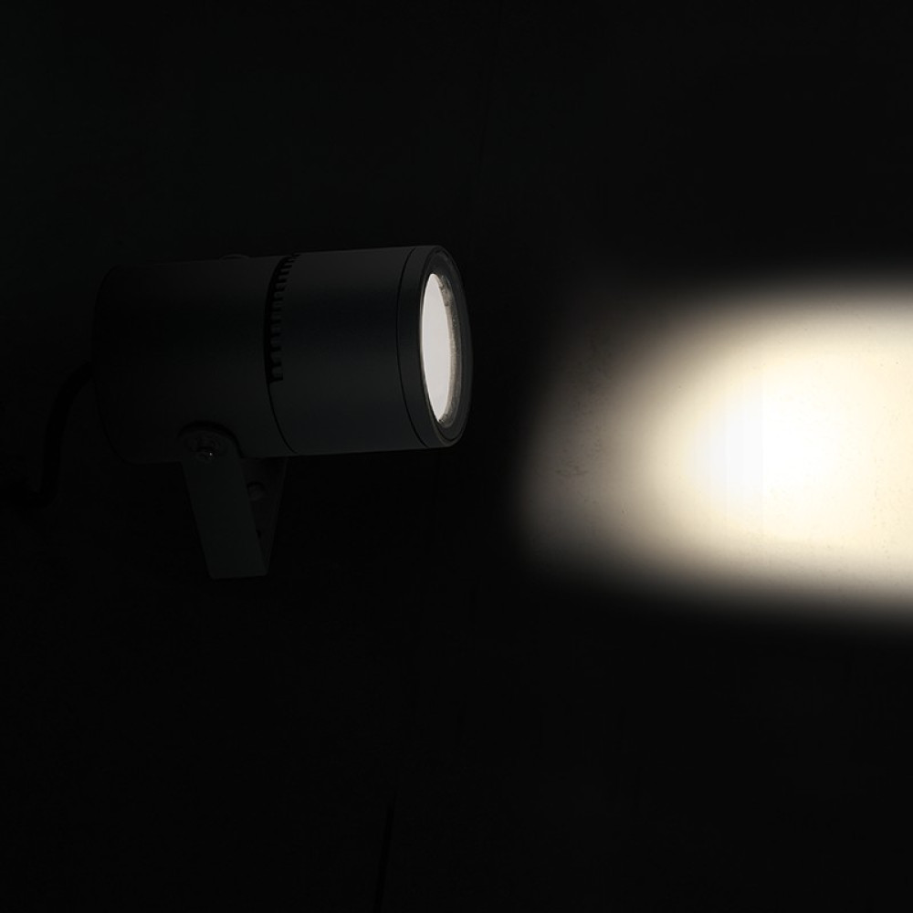 LED COB SPOT LUMINAIRE 9W 300LM 15-50° 230V AC 3.000K DARK GREY CRI80 IP65 30.000HRS
