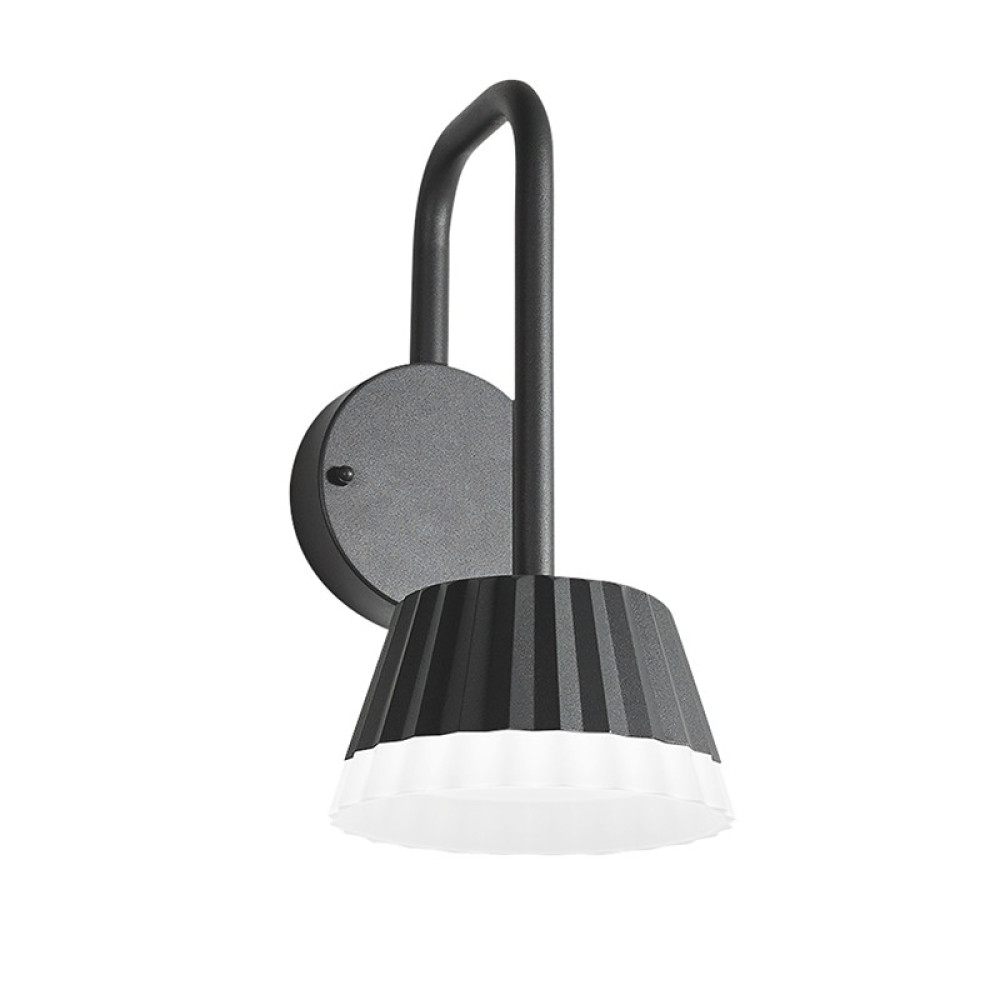 LED SMD WALL LUMINAIRE 10W 400LM 85° 230V AC 3.000K DARK GREY CRI80 IP54 30.000HRS