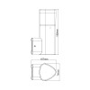 LED SMD WALL LUMINAIRE 7W 410LM 340° 230V AC 3.000K DARK GREY CRI80 IP54 30.000HRS