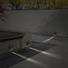 LED SMD WALL LUMINAIRE 4W 30LM 18° 230V AC 3.000K DARK GREY CRI80 IP65 30.000HRS