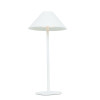 LED SMD TABLE BATTERY LUMINAIRE 3W 140LM  3.000K MATT WHITE 270°  CRI80 IP54