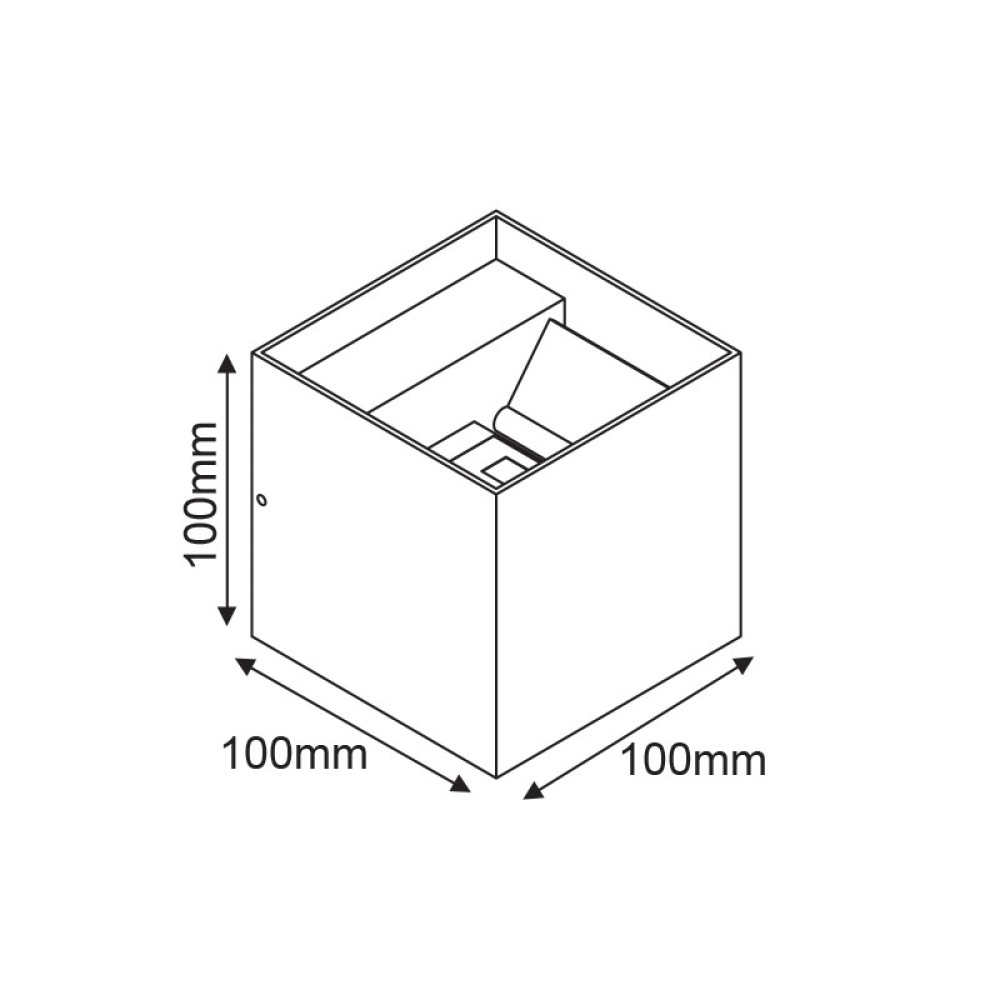 LED SMD WALL LUMINAIRE 10W 740LM 0-90° 230V AC 3.000K DARK GREY CRI80 IP54 30.000HRS