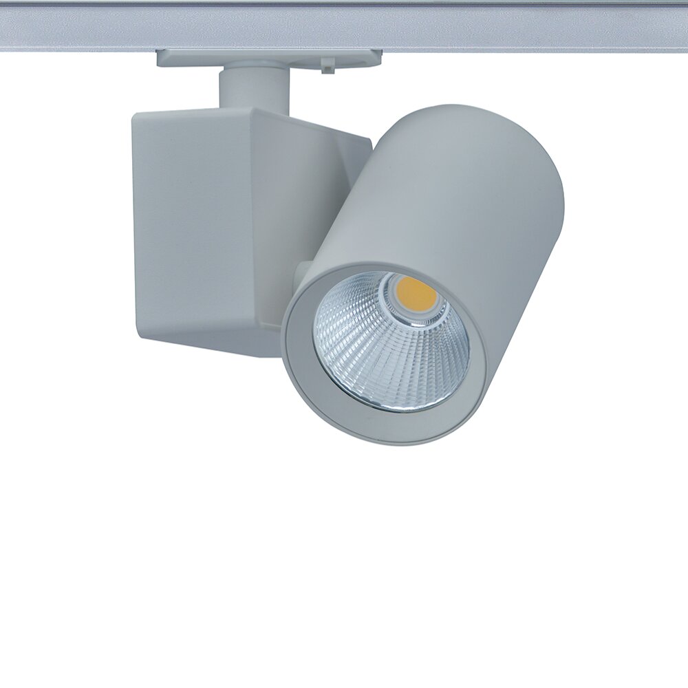 LED ΦΩΤΙΣΤΙΚΟ ΡΑΓΑΣ 230V AC 20W 4000K 1-PHASE 34° 2400LM Ra80 ΓΚΡΙ