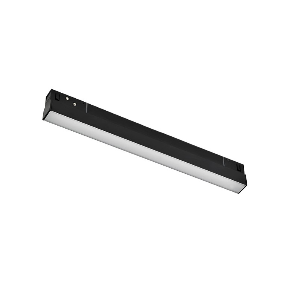 ΦΩΤΙΣΤΙΚΟ ΡΑΓΑΣ ΜΑΓΝΗΤΙΚΟ 48V DC 10W 3000K 800LM 110° OSRAM Ra90 L300mm ΜΑΥΡΟ