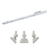 LED ΚΙΝΗΤΟ ΦΩΤΙΣΤΙΚΟ ΡΑΓΑΣ 230V AC 40W 5600LM 4000K 3-PHASE 90° Ra90 5YRS ΛΕΥΚΟ
