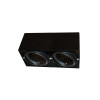 ΣΠΟΤ ΟΡΟΦΗΣ AR111 ΔΙΠΛΟ ΜΑΥΡΟ 150x300x120
