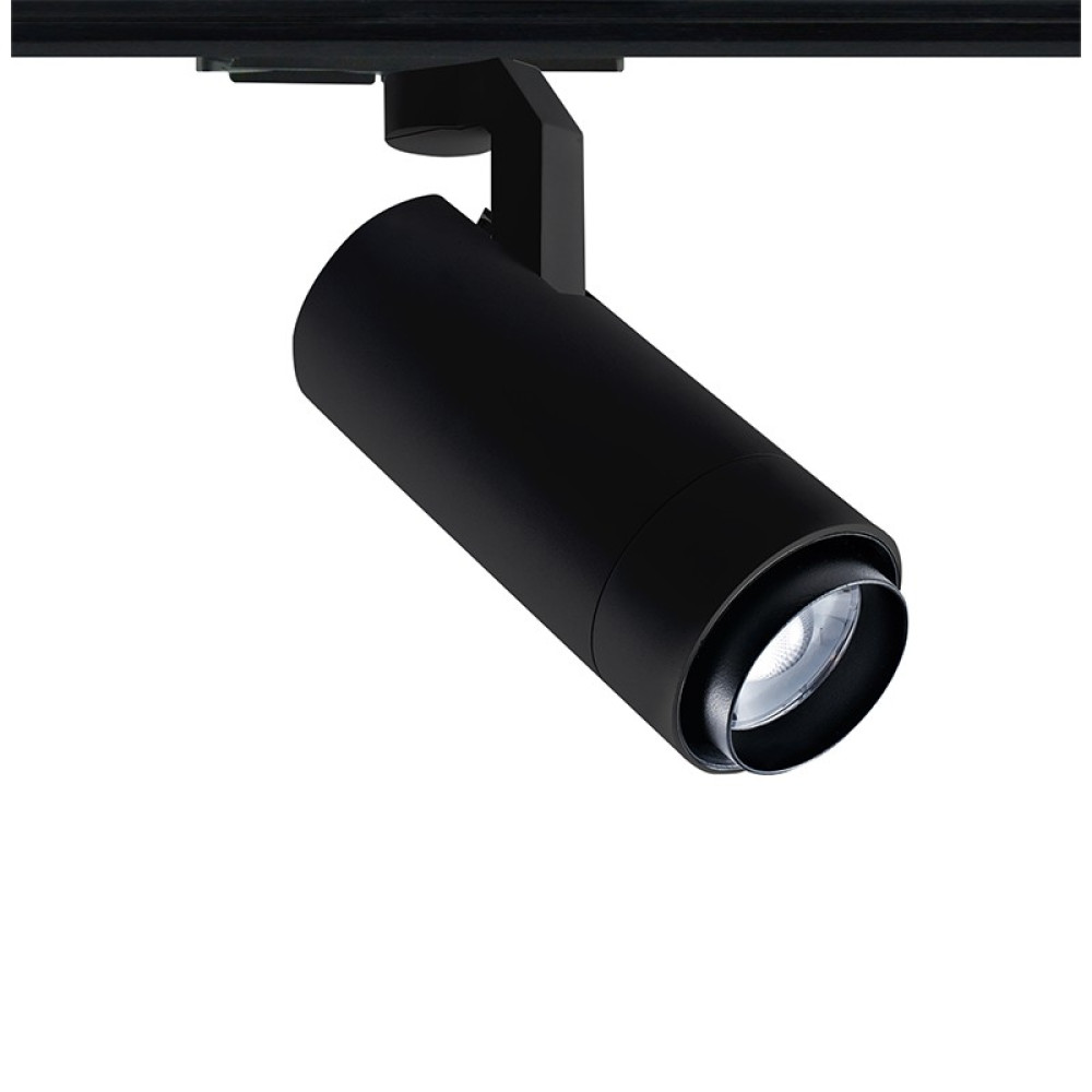 LED ΦΩΤΙΣΤΙΚΟ ΡΑΓΑΣ 230V AC 15W 3000K 1-PHASE 20-50° 1450LM MAX Ra80 5YRS ΑΜΜΩΔΕΣ ΜΑΥΡΟ
