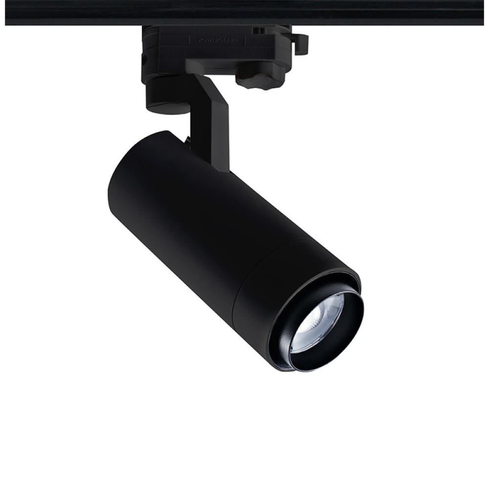 LED ΦΩΤΙΣΤΙΚΟ ΡΑΓΑΣ 230V AC 15W 4000K 3-PHASE 20-50° 1500LM MAX Ra80 5YRS ΑΜΜΩΔΕΣ ΜΑΥΡΟ