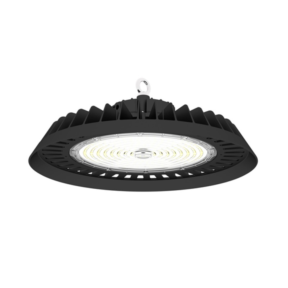 LED HIGH BAY ΦΩΤΙΣΤΙΚΟ ΚΑΜΠΑΝΑ ΜΑΥΡΟ 230V AC 60 &amp; 80 &amp; 100W 5000K 200LM/W 90° IP65 Ra70 50.000HRS