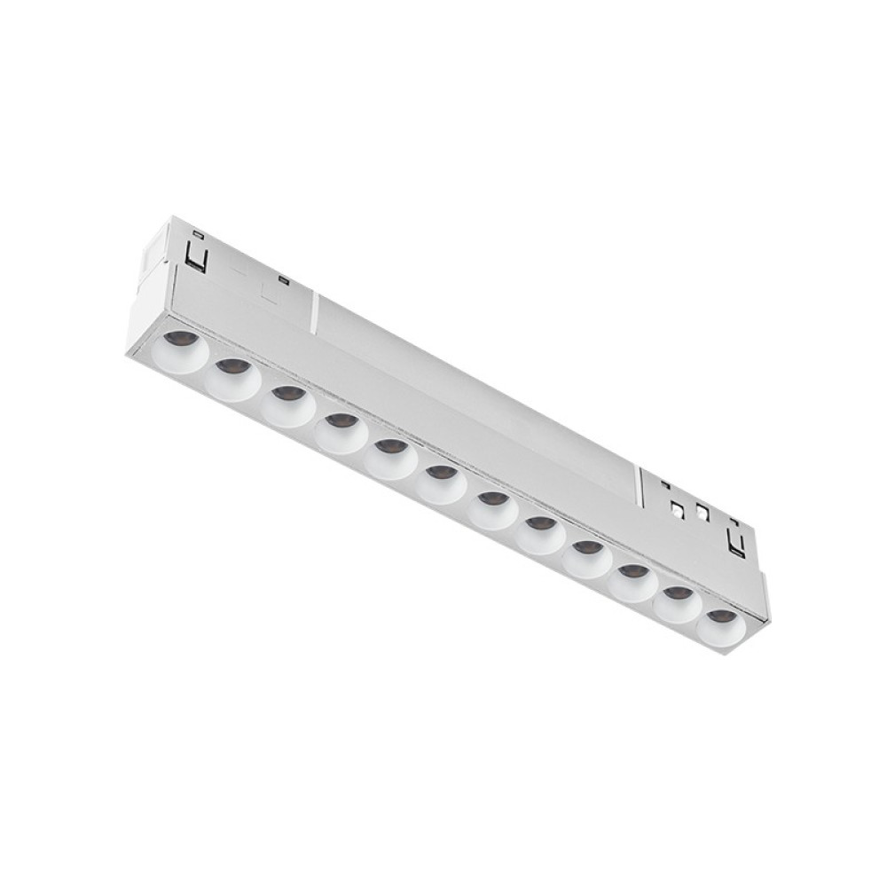 LED ΜΑΓΝΗΤΙΚΟ ΓΡΑΜΜΙΚΟ ΦΩΤΙΣΤΙΚΟ 48V DC 12W 3000K 1000LM 36° OSRAM Ra90 L220mm ΛΕΥΚΟ
