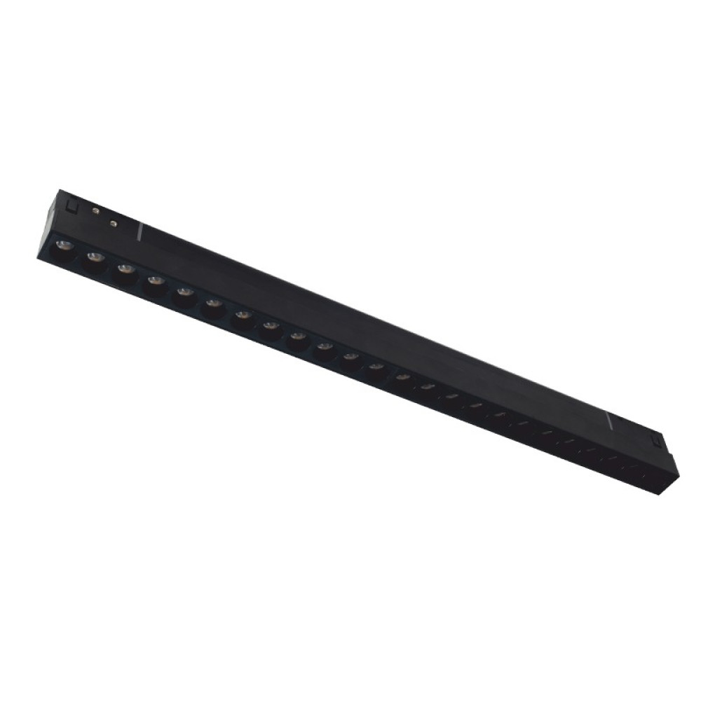 LED ΜΑΓΝΗΤΙΚΟ ΓΡΑΜΜΙΚΟ ΦΩΤΙΣΤΙΚΟ 48V DC 24W 3000K 2050LM 36° OSRAM Ra90 L436mm ΜΑΥΡΟ
