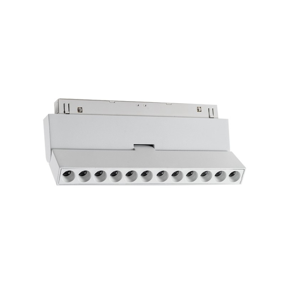 LED ΜΑΓΝΗΤΙΚΟ ΚΙΝΗΤΟ ΓΡΑΜΜΙΚΟ ΦΩΤΙΣΤΙΚΟ 48V DC 12W 3000K 1000LM 24° OSRAM Ra90 L220mm ΛΕΥΚΟ