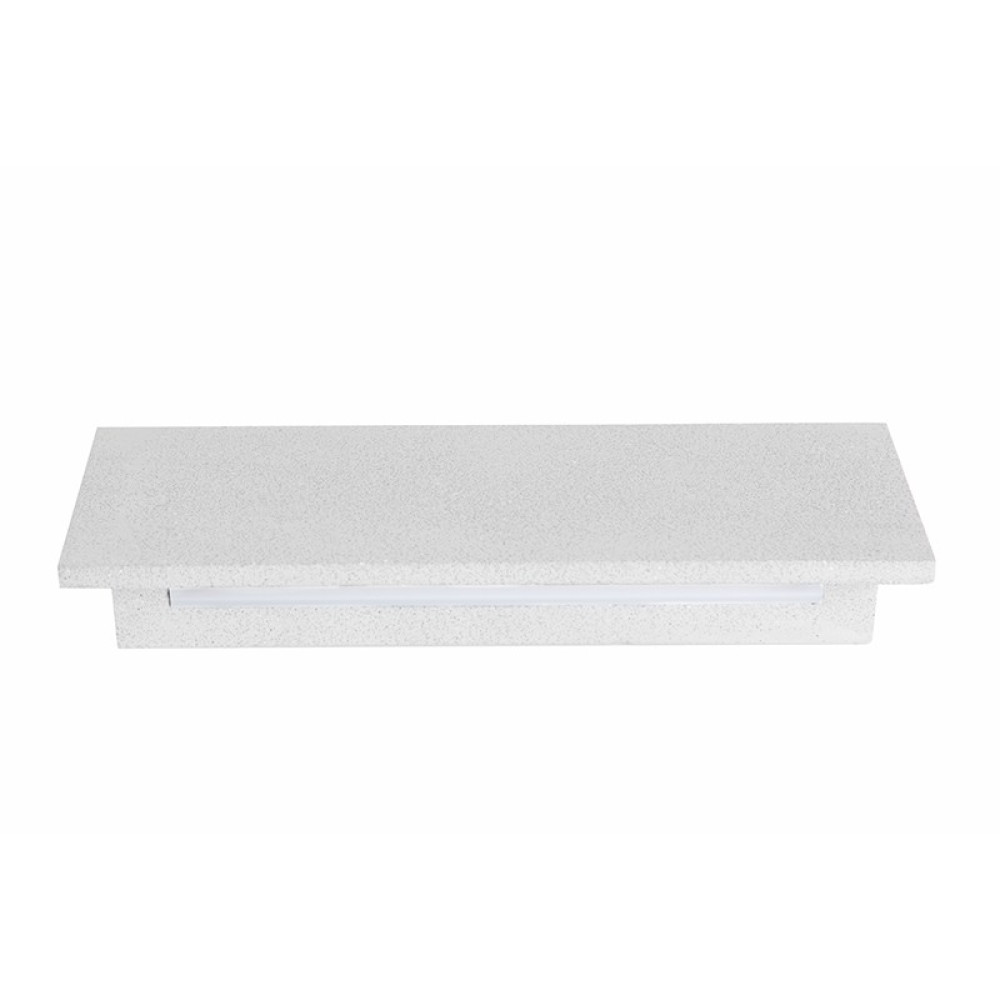 ΕΠΙΤΟΙΧΟ ΓΡΑΜΜΙΚΟ ΦΩΤΙΣΤΙΚΟ LED SMD 8W 540LM 230V AC 3000K RA80 IP65 30.000HRS ΛΕΥΚΟ ΤΣΙΜΕΝΤΟ