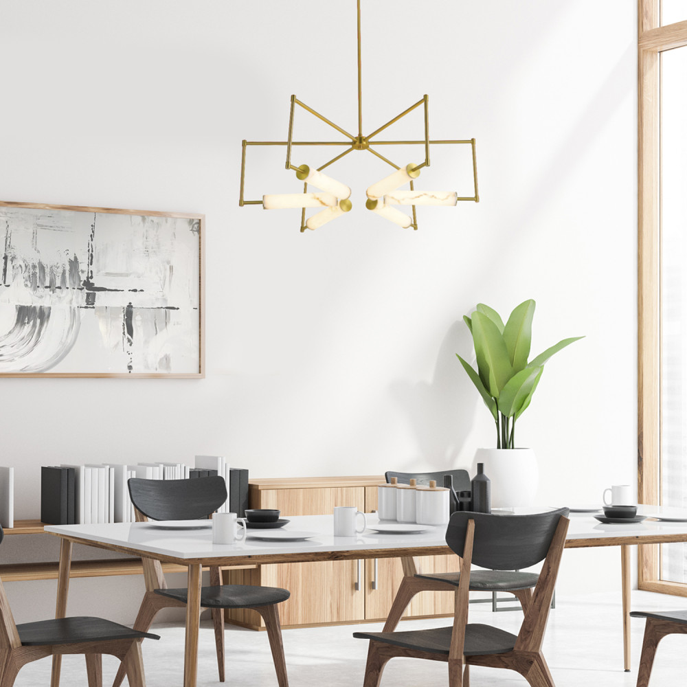 ΚΡΕΜΑΣΤΟ ΦΩΤΙΣΤΙΚΟ LED ACA ABYSS MP2401096 ΛΕΥΚΟ-ΧΡΥΣΟ 60W 3000K